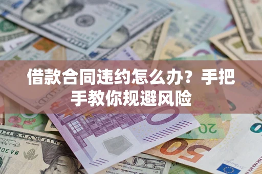 武汉借款合同违约怎么办？手把手教你规避风险