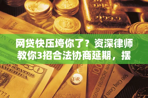 武汉网贷快压垮你了？资深律师教你3招合法协商延期，摆脱暴力催收！