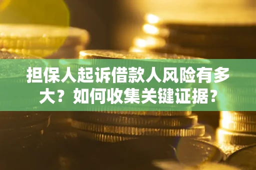 武汉担保人起诉借款人风险有多大？如何收集关键证据？