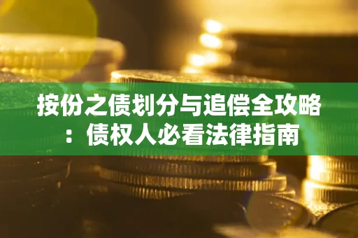 武汉按份之债划分与追偿全攻略：债权人必看法律指南