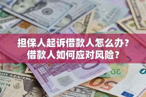 武汉担保人起诉借款人怎么办？借款人如何应对风险？