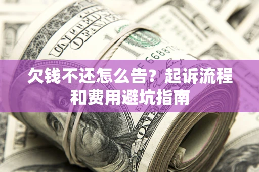 武汉欠钱不还怎么告?起诉流程和费用避坑指南 武汉欠钱不还怎么告?起诉流程和费用避坑指南