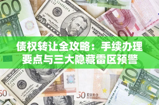 武汉债权转让全攻略：手续办理要点与三大隐藏雷区预警