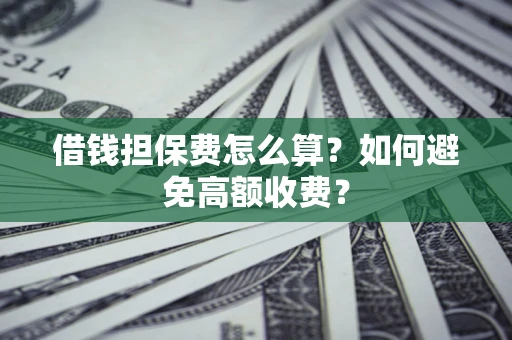武汉借钱担保费怎么算？如何避免高额收费？