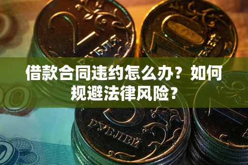 武汉借款合同违约怎么办？如何规避法律风险？