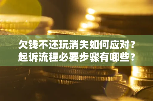 武汉欠钱不还玩消失如何应对？起诉流程必要步骤有哪些？