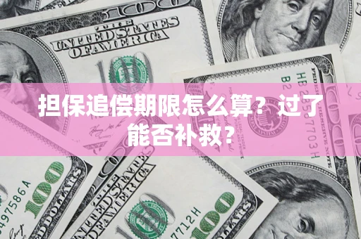 武汉担保追偿期限怎么算？过了能否补救？